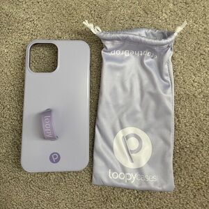 Loopy iPhone 12 Pro Max Lavender Phone Case with Loop